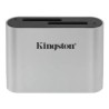 Lector de Memorias Kingston Workflow Sd/Sdhc/Sdxc USB 3.0 Negro, Plata para Workflow Station