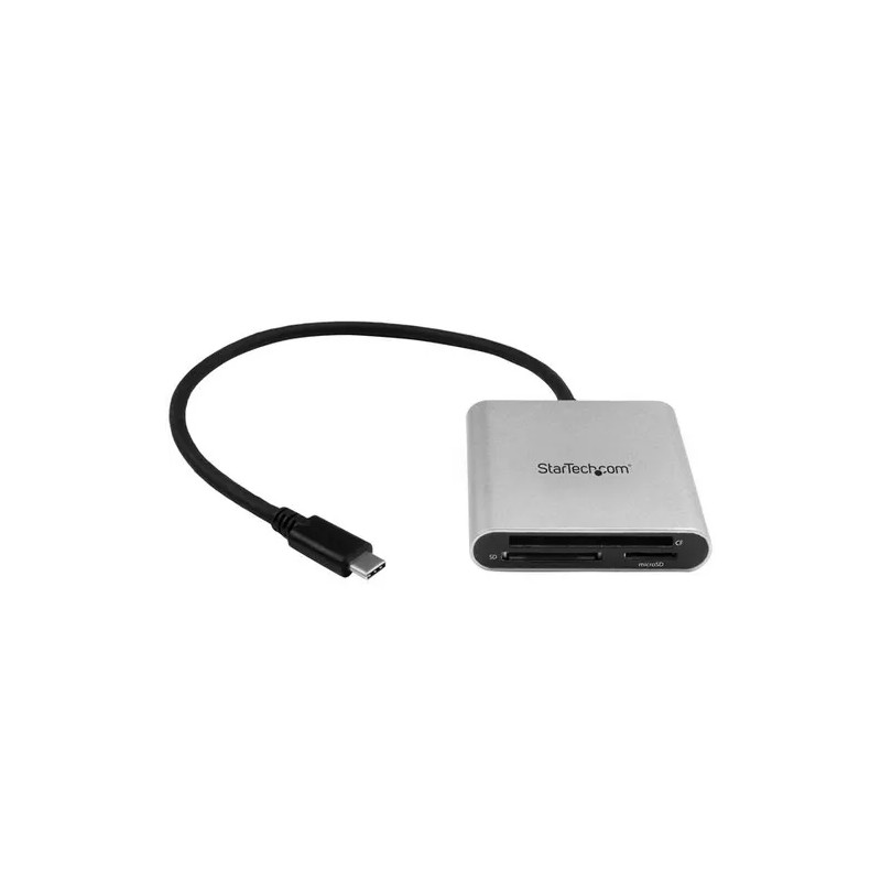 Lector de Memorias Flash StarTech.com Externo USB-C Gris, Negro