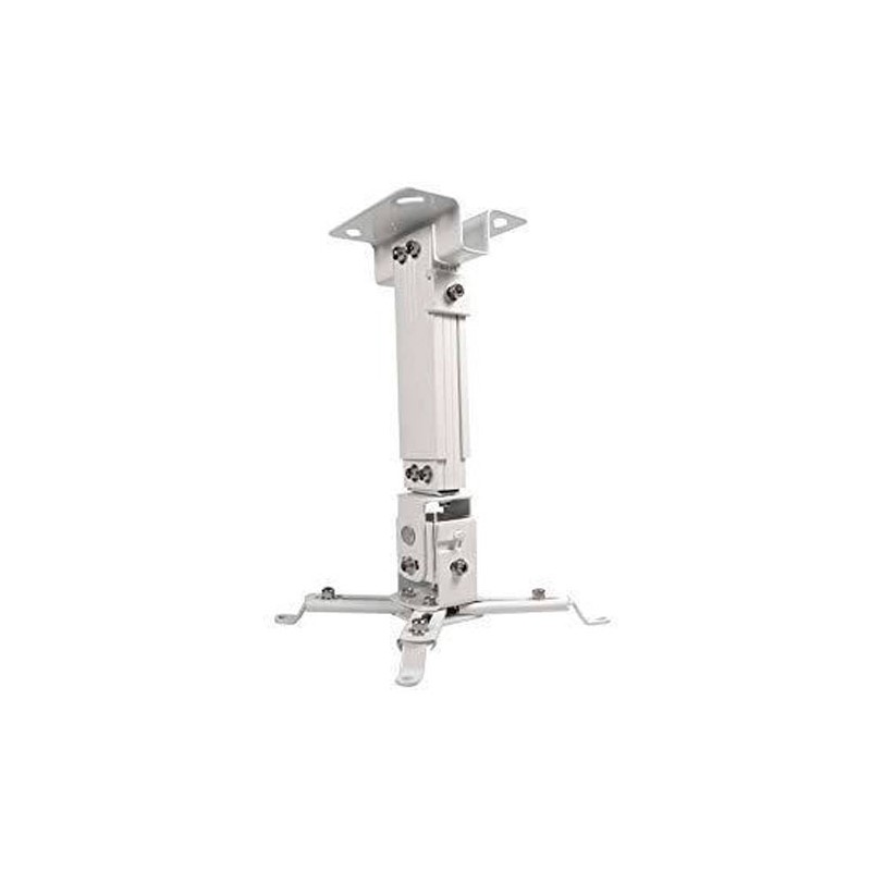 Klip Xtreme KPM-580W - Kit de montaje (pies, montaje en techo inclinado) - para proyector - aluminio, acero - blanco - se puede 