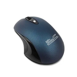 Klip Xtreme GhosTouch KMW-400 - Ratón - ergonómico - óptico - 3 botones - inalámbrico - 2.4 GHz - receptor inalámbrico USB - azu