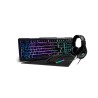 Kit Vorago Gamer KMH-501 Teclado Usb RGB , Mouse optico Usb RGB , Diadema con microfono 3.5mm RBG , Mousepad 320x240mm, Negro