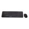 Kit Teclado y Mouse Techzone Tzcombina05 Inalámbrico USB Negro (Español)
