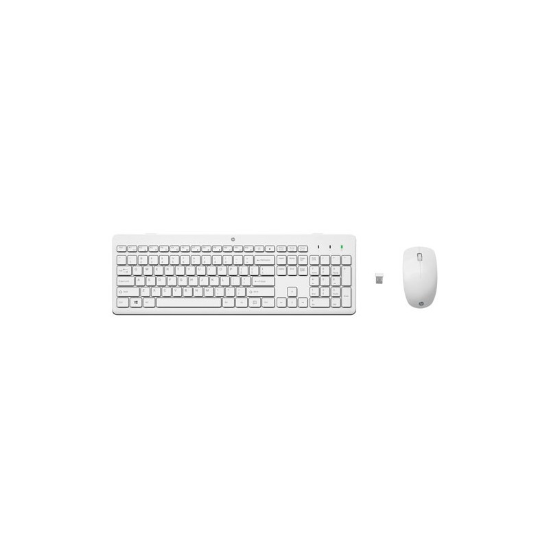 Kit Teclado y Mouse HP Inalámbrico 230 Color Blanco