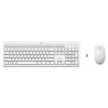 Kit Teclado y Mouse HP Inalámbrico 230 Color Blanco
