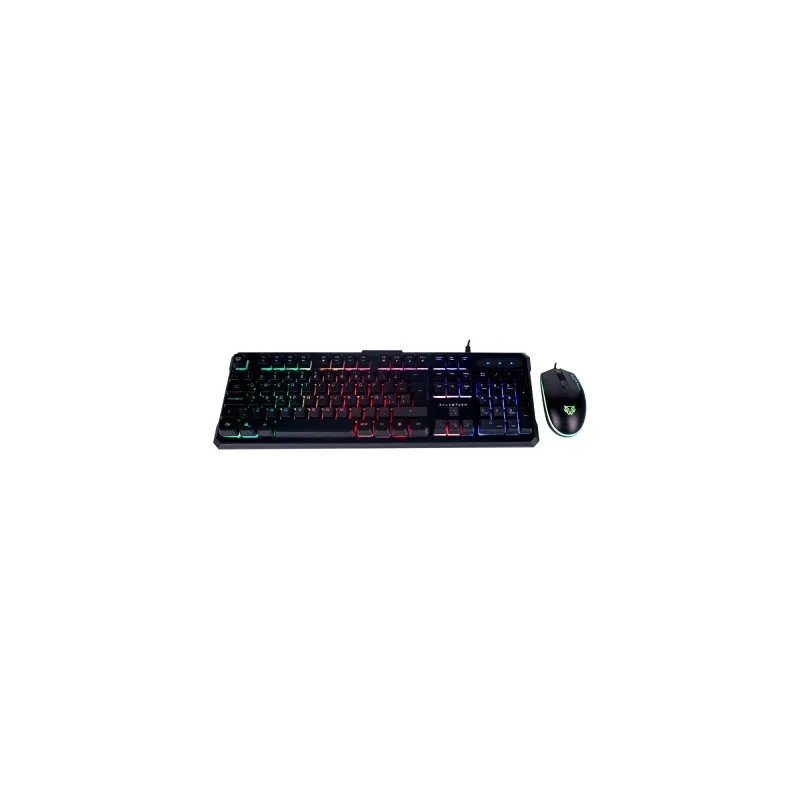 Kit Teclado y Mouse Gamer Balam Rush Squad Ktm330 Alámbrico USB Negro (Español)