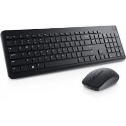 Kit Teclado y Mouse Dell KM3322W-R-LTN, Conexion RF Inalambrico, Color Negro