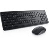 Kit Teclado y Mouse Dell KM3322W-R-LTN, Conexion RF Inalambrico, Color Negro