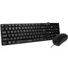KIT TECLADO Y MOUSE ALAMBRICO ACTECK (AC-933407) CREATOR PRIME MK415,USB,105 TECLAS,1200 DPI,NEGRO