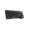 Kit Teclado Multimedia y Mouse Optico Vorago 1000Dpi KM-105, Color Negro, Usb 2.0