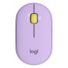 Mouse Óptico Logitech Pebble M350 Ambidiestro RF Inalámbrico Bluetooth 2.40GHz 1000DPI Lavanda