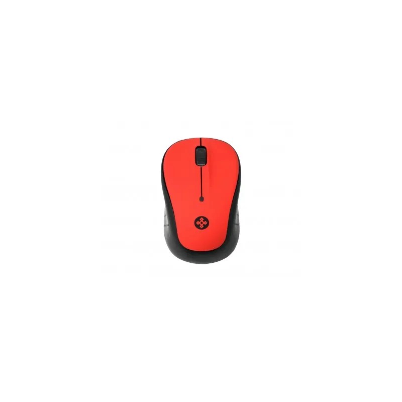 Mouse Naceb Technology Optico Na-0117 Inalámbrico USB 1000 DPI Rojo, Negro