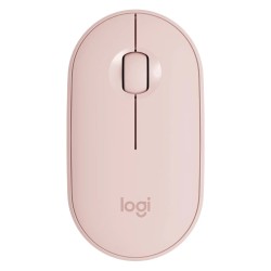Mouse Logitech USB Pebble M350 1000 DPI Inalámbrico Rosa