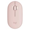 Mouse Logitech USB Pebble M350 1000 DPI Inalámbrico Rosa