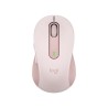 Mouse Logitech Signature M650 Inalámbrico Bluetooth USB Rosa