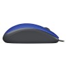 Mouse Logitech Optico USB M110 Silent 1000 DPI Azul, Negro