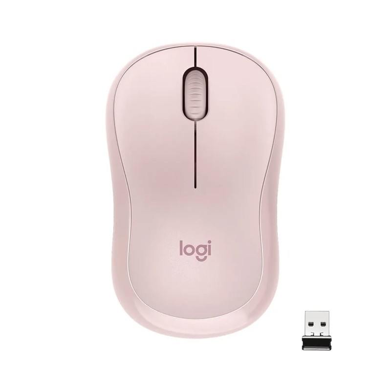 Mouse Logitech Optico M220 Inalámbrico Silent Rosa