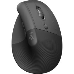 Mouse Logitech Lift Optico, 6 Botones, 4000 DPI, RF inalambrico + bluetooth, Grafito
