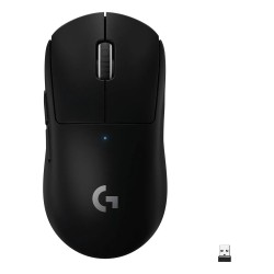 Mouse Logitech Gamer Pro x Superlight Negro Inalámbrico USB Lightspeed 25600 DPI 1Ms Botones Programables 63G Windows Macos 910-