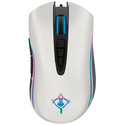 Mouse Gamer Yeyian Optico Gram Series 2000 Alámbrico USB a 6400 DPI Blanco