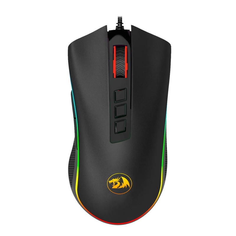 Mouse Gamer Redragon Óptico Cobra Chroma M711 Alámbrico USB-A 10.000 DPI Negro