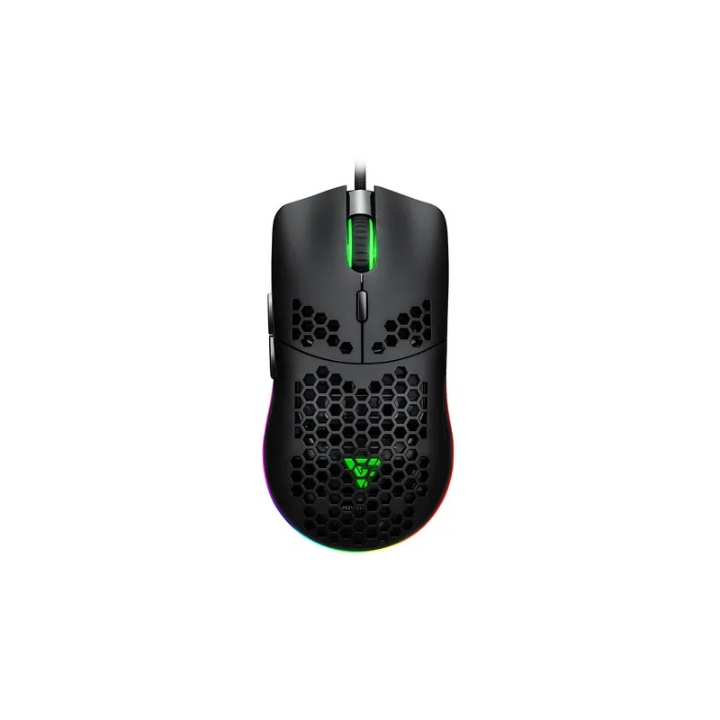 Mouse Game Factor Optico USB Optical RGB 32000 DPI Gamer Negro