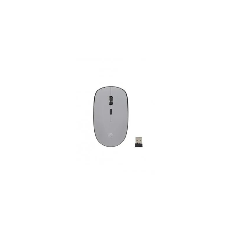 Mouse Ergonómico TechZone TZMOUINA04 Inalámbrico USB 1200DPI Gris