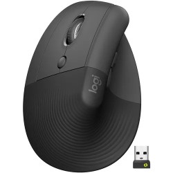 Mouse Ergonómico Logitech Lift para Zurdo Vertical 4 Botones Inalámbrico Bluetooth Grafito