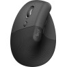 Mouse Ergonómico Logitech Lift para Zurdo Vertical 4 Botones Inalámbrico Bluetooth Grafito