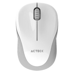 Mouse Ergonómico Acteck Óptico Optimize Trip MI480 Inalámbrico USB-A 1600DPI Blanco