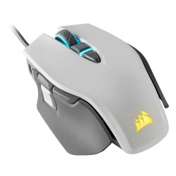 Mouse Corsair Optico USB M65 RGB Elite 18000 DPI Gamer Blanco, Gris