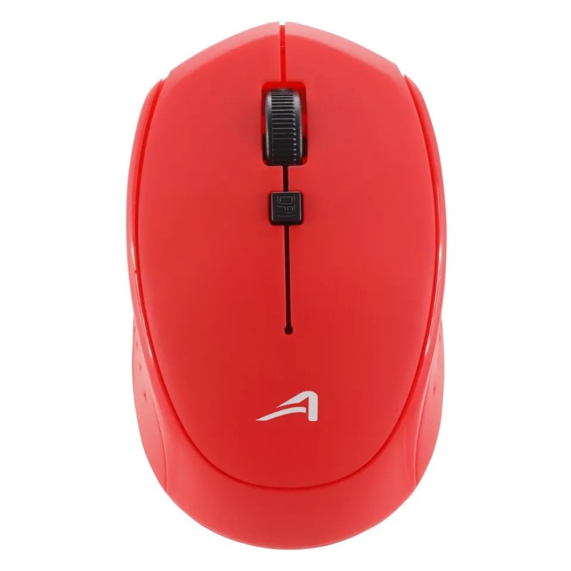 Mouse Acteck Optico Inalámbrico 1600 DPI Rojo